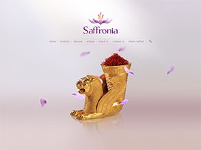 وب سایت saffronia- نمونه کار نرگس میرزاآقایی